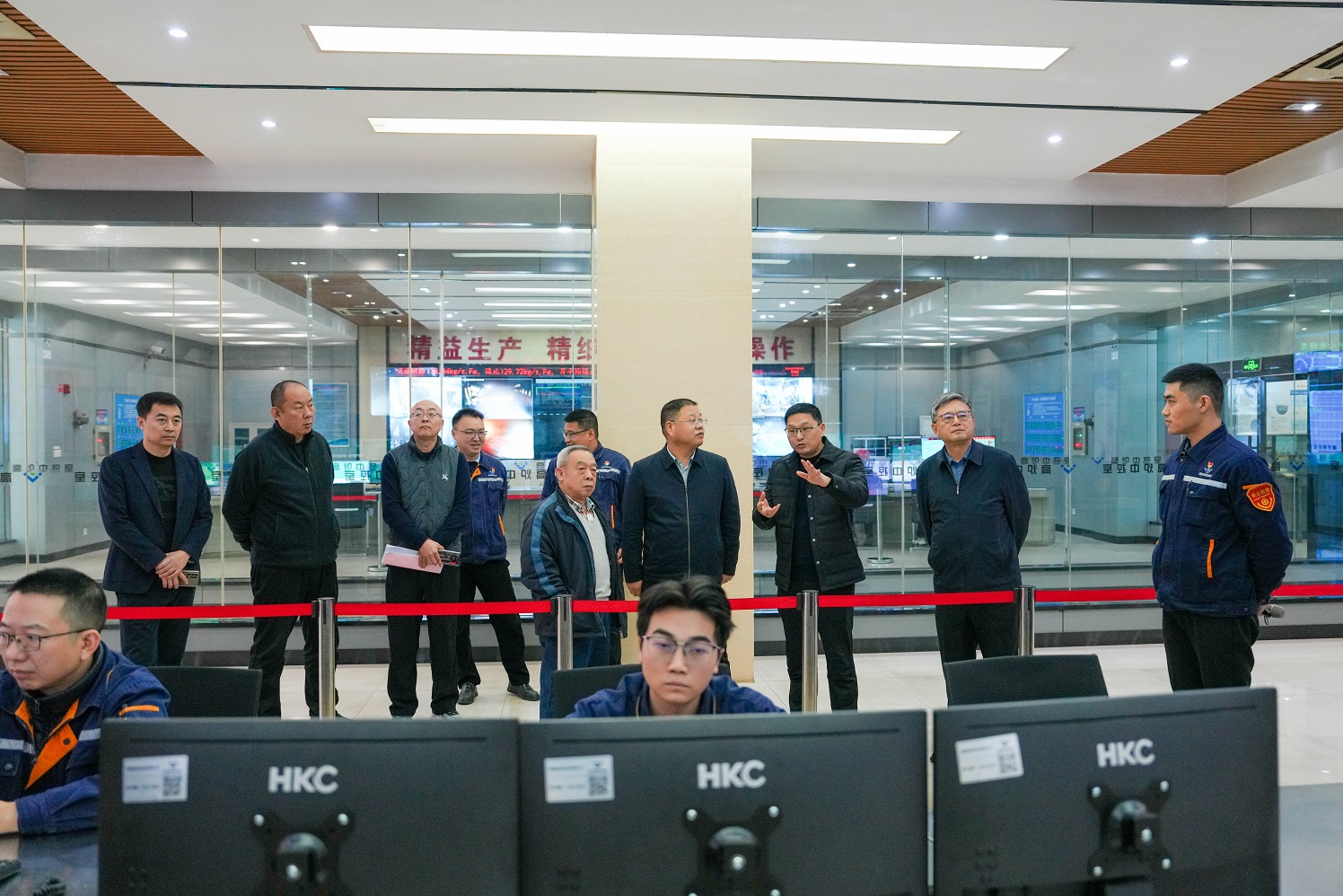 河北太行鋼鐵到川威參觀交流(圖2)