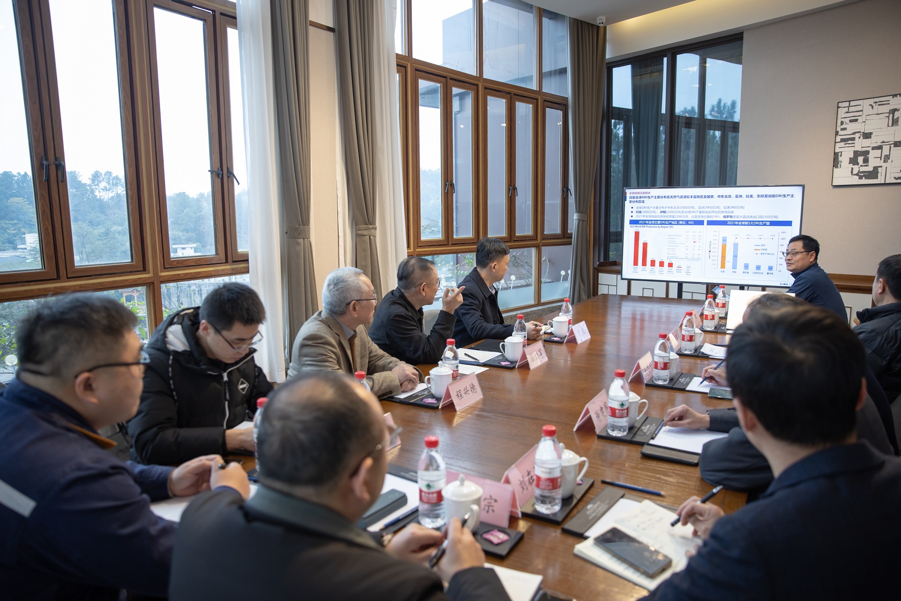 中鋼協(xié)駱鐵軍副會(huì)長一行到訪川威集團(tuán)(圖4)